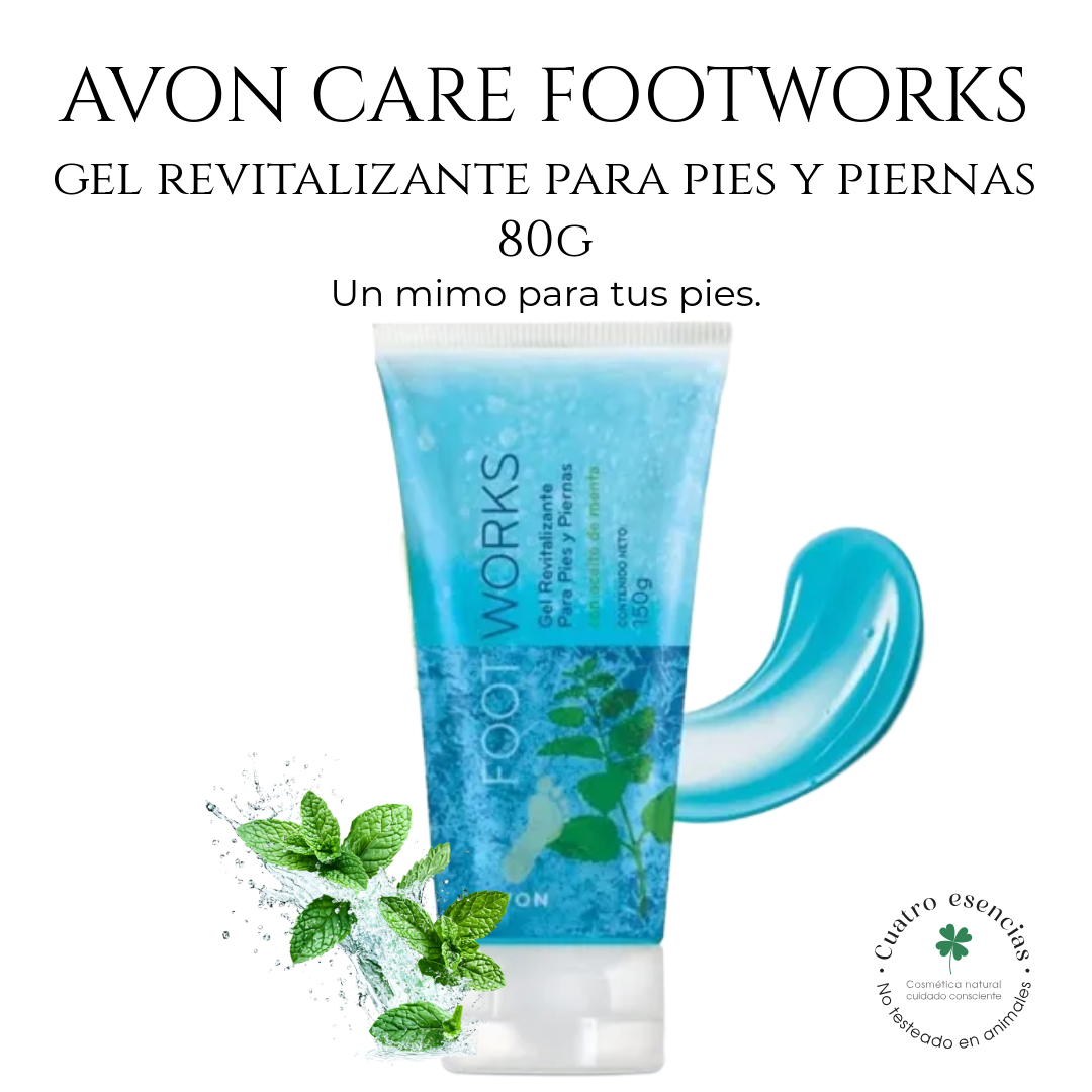 Avon Footworks – Gel Revitalizante para pies 80 g