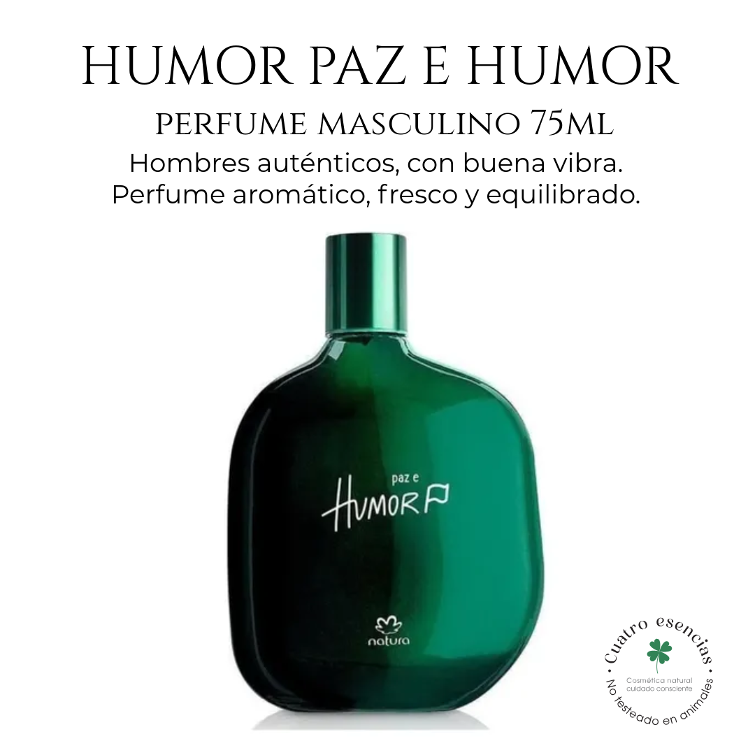 Natura Humor Paz e Humor Masculino – Eau de Toilette 75 ml