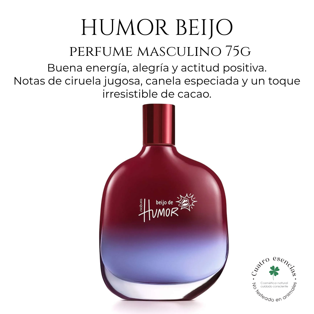 Natura Humor Beijo Masculino – Eau de Toilette 75 ml