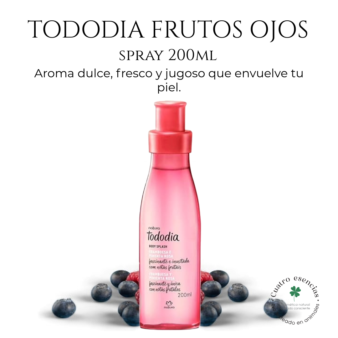 Natura Tododia Frutos Rojos – Spray Perfumado Corporal 200 ml